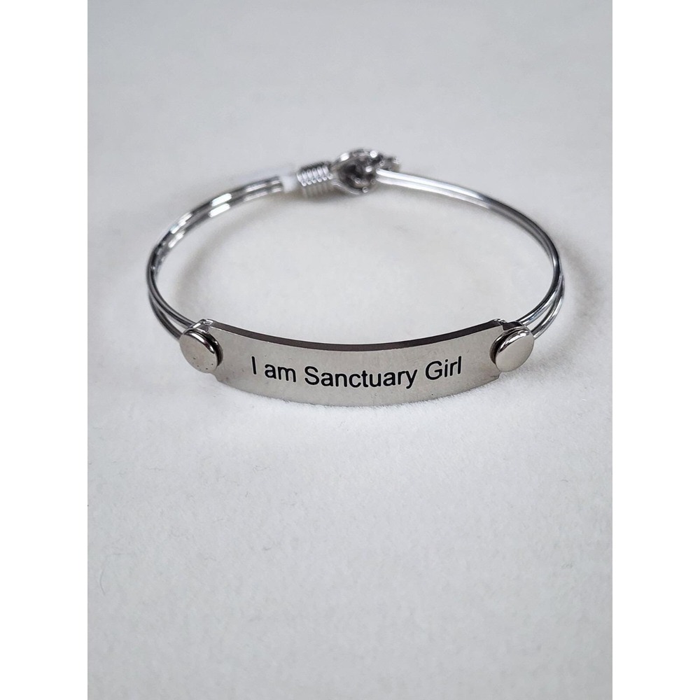 SANCTUARY GIRL Brand "I Am Sanctuary Girl" Stainless Steel Bracelet FREE $HIP!!‎